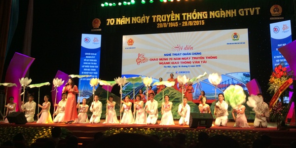 Chung kết Hội diễn nghệ thuật chào mừng 70 năm ngày truyền thống Ngành GTVT thành công tốt đẹp.